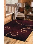 United Weavers Dallas Burgundy 851-10934 1 ft. 11 in. X 3 ft. 3 in. Rectangle Rug