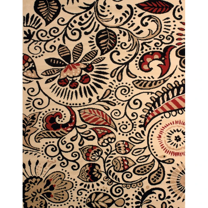 United Weavers Dallas Ivory 851-11015 2 ft. 3 X 7 ft. 2 in. Rectangle Rug