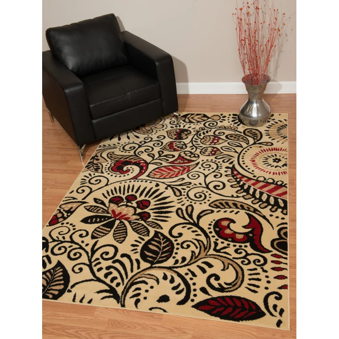 United Weavers Dallas Ivory 851-11015 2 ft. 3 X 7 ft. 2 in. Rectangle Rug