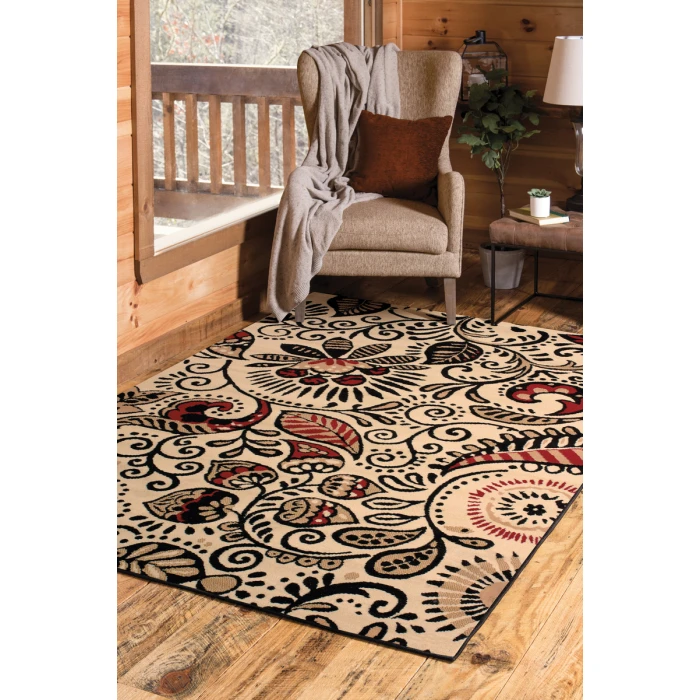 United Weavers Dallas Ivory 851-11015 2 ft. 3 X 7 ft. 2 in. Rectangle Rug
