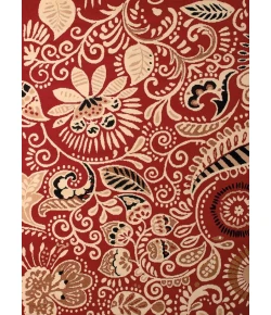 United Weavers Dallas 11030 Bandanna Red Area Rug 5 Ft. 3 X 7 Ft. 2 Rectangle