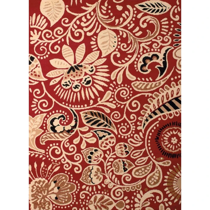 United Weavers of America DALLAS-BANDANNA-RED-58-11030 Area Rug