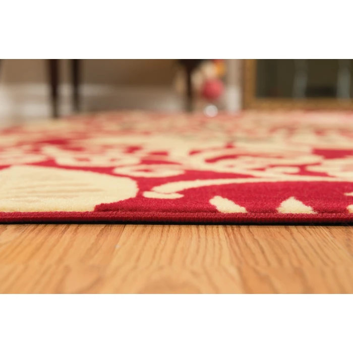 United Weavers Dallas Red 851-11030 2 ft. 3 X 7 ft. 2 in. Rectangle Rug