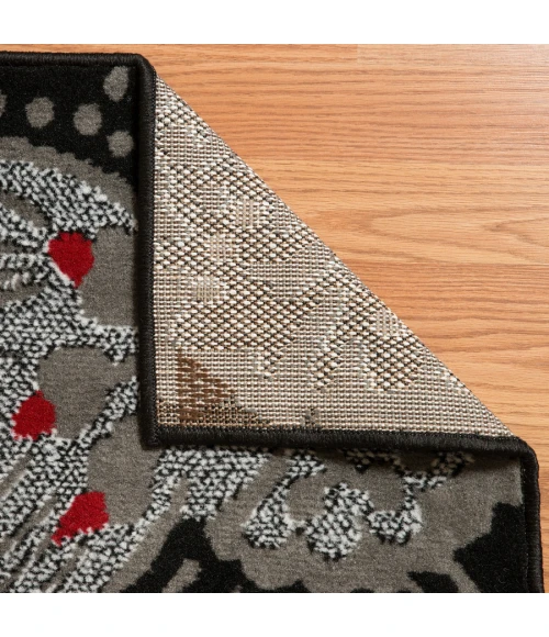 United Weavers Dallas Black 851-11070 1 ft. 11 in. X 3 ft. 3 in. Rectangle Rug