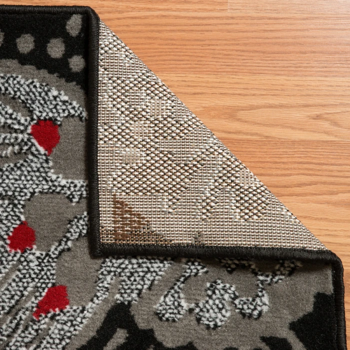 United Weavers Dallas Black 851-11070 1 ft. 11 in. X 3 ft. 3 in. Rectangle Rug