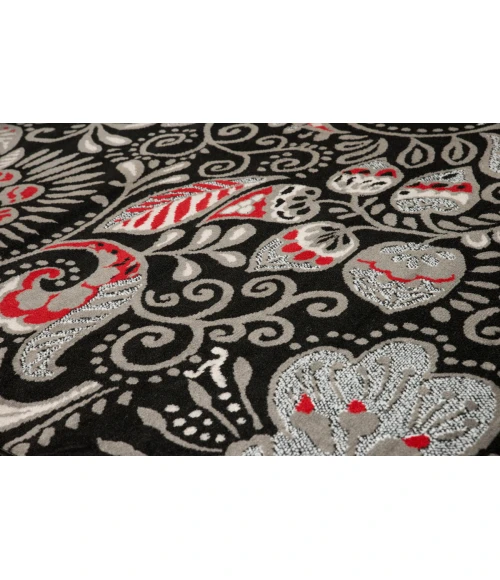 United Weavers Dallas Black 851-11070 1 ft. 11 in. X 3 ft. 3 in. Rectangle Rug