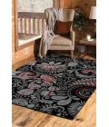 United Weavers Dallas Black 851-11070 1 ft. 11 in. X 3 ft. 3 in. Rectangle Rug