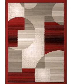 United Weavers Dallas Red 851-11130 2 ft. 3 X 7 ft. 2 in. Rectangle Rug