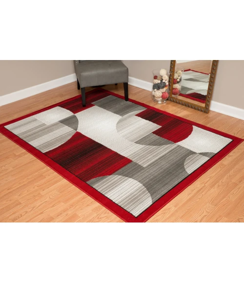 United Weavers Dallas Red 851-11130 1 ft. 11 in. X 3 ft. 3 in. Rectangle Rug