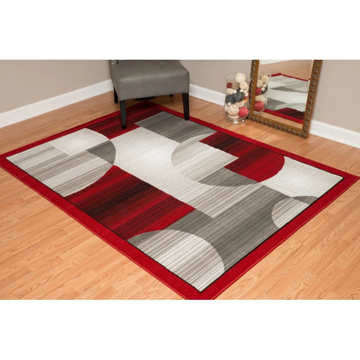 United Weavers Dallas Red 851-11130 1 ft. 11 in. X 3 ft. 3 in. Rectangle Rug