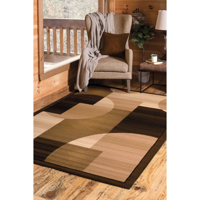 United Weavers Dallas Brown 851-11150 1 ft. 11 in. X 3 ft. 3 in. Rectangle Rug
