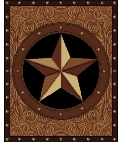 United Weavers Legends 04950 Ranch Star Area Rug 5 Ft. 3 X 7 Ft. 2 Rectangle