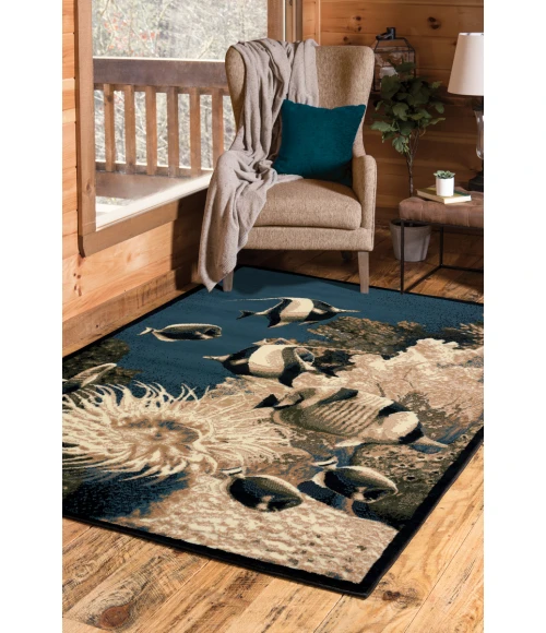 United Weavers Legends Multi 910-1750 5 ft. 3 in. X 7 ft. 2 in. Rectangle Rug