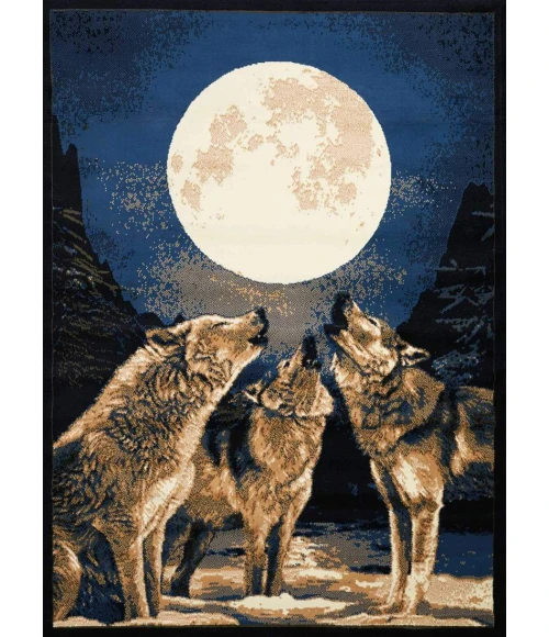 United Weavers of America LEGENDS-HOWLING-MOON-58-02660 Area Rug