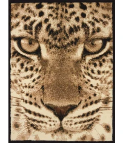United Weavers Legends 02750 Leopard Face Area Rug 5 Ft. 3 X 7 Ft. 2 Rectangle