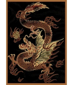 United Weavers Legends 03230 Dragon Luck Area Rug 5 Ft. 3 X 7 Ft. 2 Rectangle