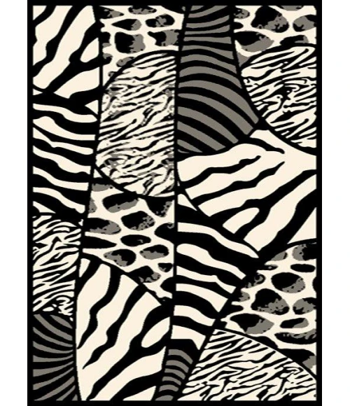 United Weavers Legends Shaded-Skins-Black-5x7 Rug