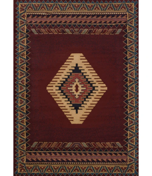 United Weavers Manhattan Burgundy 940-27034 1 ft. 10 in. X 3 ft. Rectangle Rug