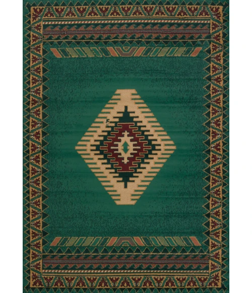 United Weavers Manhattan LT Green 940-27040 1 ft. 10 in. X 3 ft. Rectangle Rug