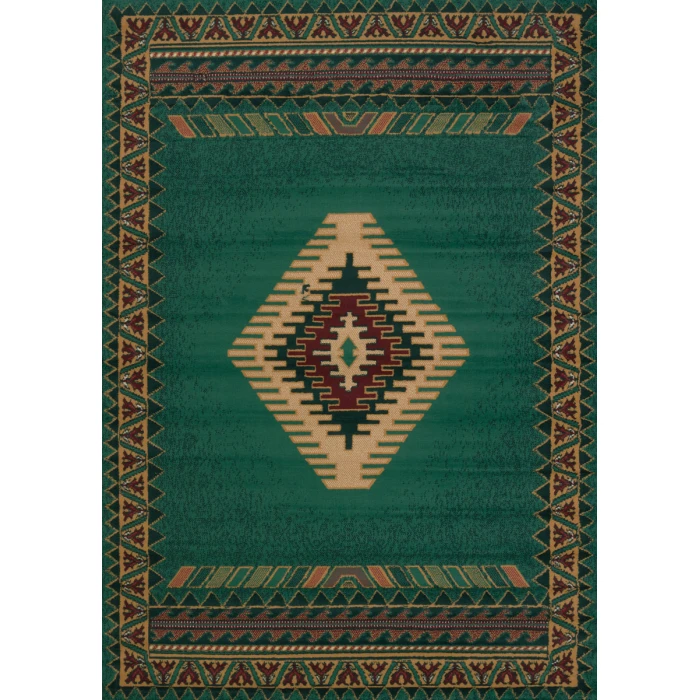 United Weavers Manhattan LT Green 940-27040 1 ft. 10 in. X 3 ft. Rectangle Rug