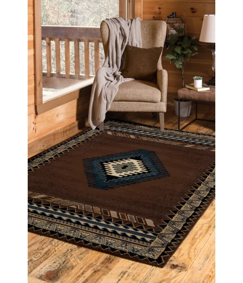 United Weavers Manhattan Brown 940-27050 1 ft. 10 in. X 3 ft. Rectangle Rug