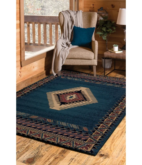 United Weavers Manhattan LT Blue 940-27060 1 ft. 10 in. X 3 ft. Rectangle Rug