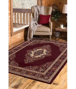 United Weavers Manhattan Burgundy 940-35334 1 ft. 10 in. X 3 ft. Rectangle Rug