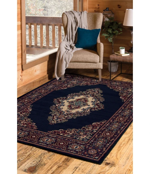 United Weavers Manhattan Navy 940-35364 1 ft. 10 in. X 3 ft. Rectangle Rug