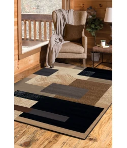 United Weavers Manhattan Brown 940-35650 1 ft. 10 in. X 3 ft. Rectangle Rug