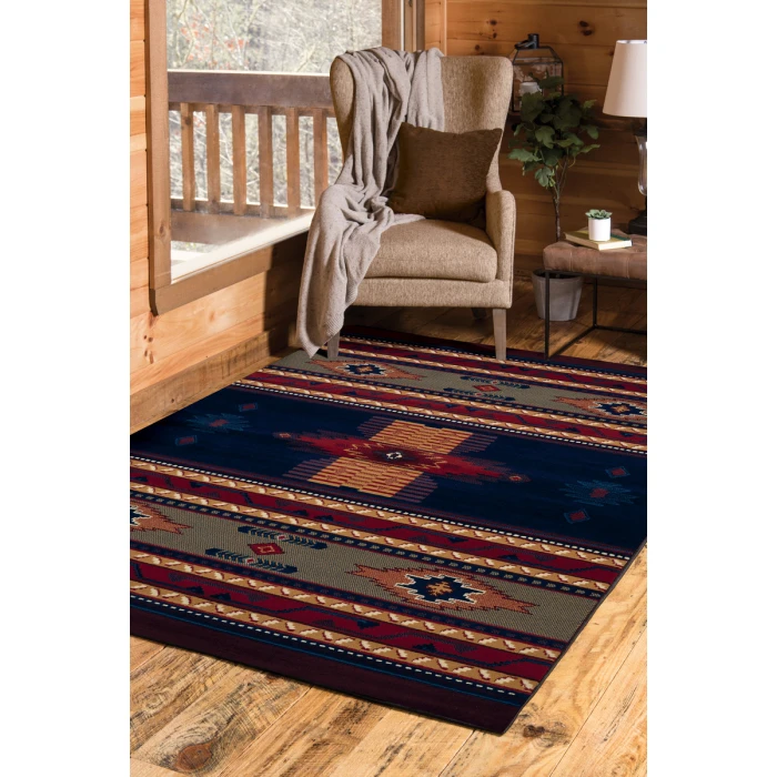 United Weavers Manhattan Navy 940-36064 1 ft. 10 in. X 3 ft. Rectangle Rug