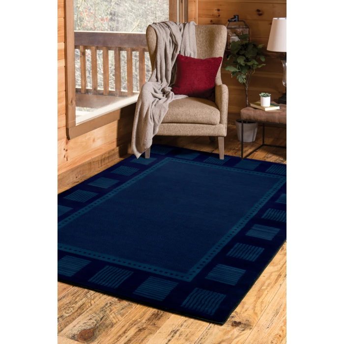 United Weavers Manhattan Navy 940-36764 1 ft. 10 in. X 3 ft. Rectangle Rug