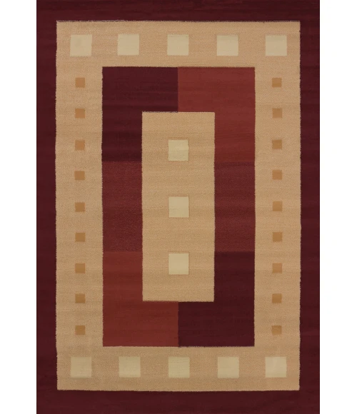 United Weavers Manhattan Burgundy 940-36834 1 ft. 10 in. X 3 ft. Rectangle Rug