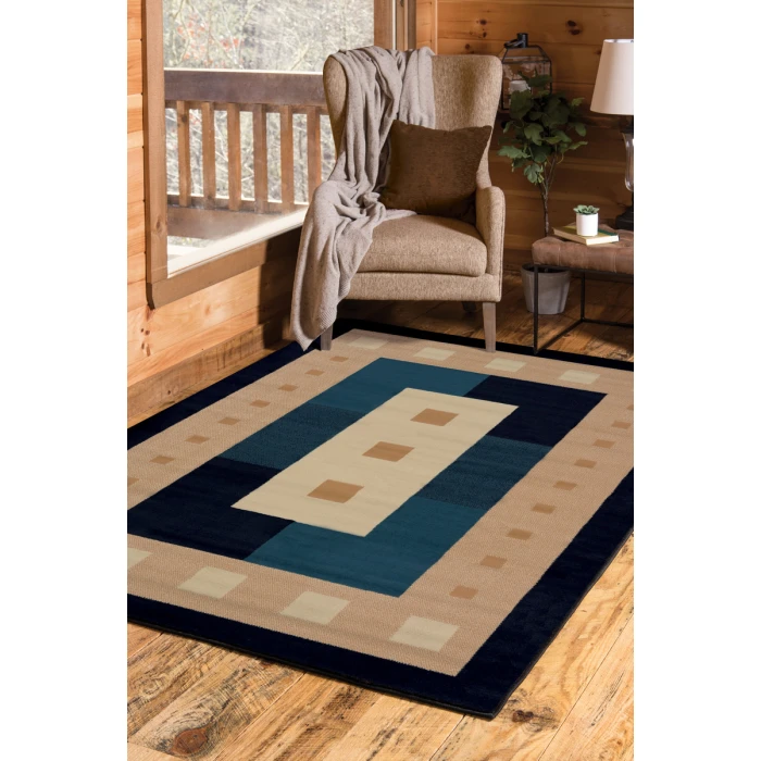 United Weavers Manhattan Navy 940-36864 1 ft. 10 in. X 3 ft. Rectangle Rug