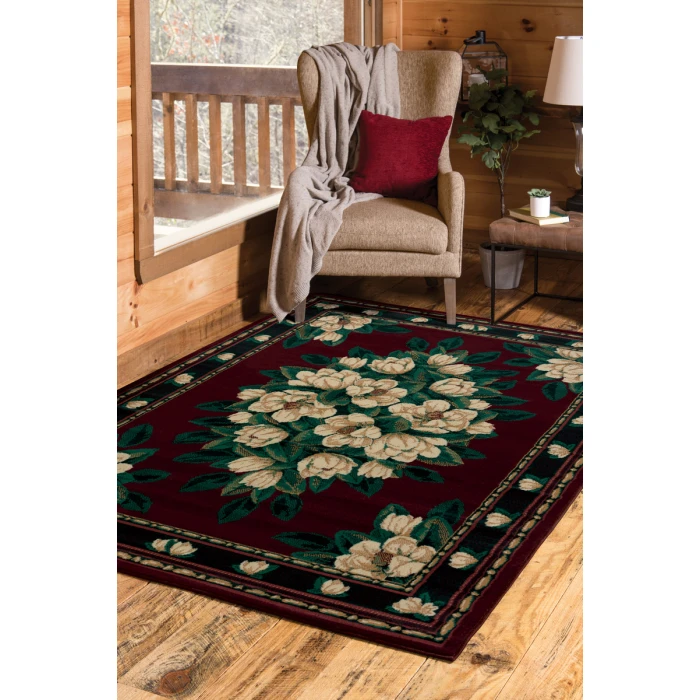 United Weavers Manhattan Burgundy 940-37034 1 ft. 10 in. X 3 ft. Rectangle Rug