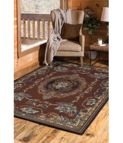 United Weavers Manhattan Brown 940-38150 1 ft. 10 in. X 3 ft. Rectangle Rug