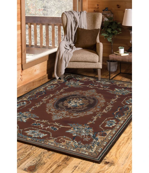 United Weavers Manhattan Brown 940-38150 1 ft. 10 in. X 3 ft. Rectangle Rug
