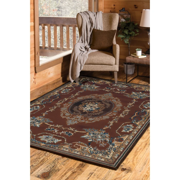 United Weavers Manhattan Brown 940-38150 1 ft. 10 in. X 3 ft. Rectangle Rug