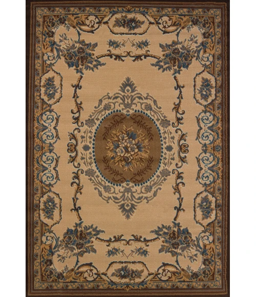 United Weavers Manhattan Light Blue 940-38160 1 ft. 10 in. X 3 ft. Rectangle Rug