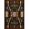United Weavers Manhattan Brown 940-38550 1 ft. 10 in. X 3 ft. Rectangle Rug