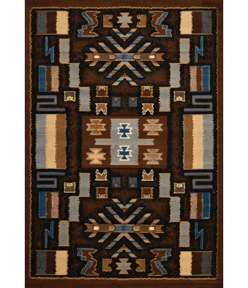 United Weavers Manhattan Brown 940-38550 1 ft. 10 in. X 3 ft. Rectangle Rug