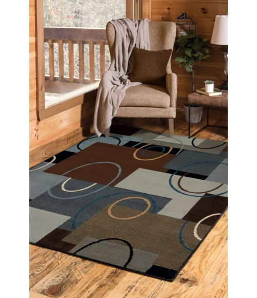 United Weavers Manhattan Brown 940-39950 1 ft. 10 in. X 3 ft. Rectangle Rug