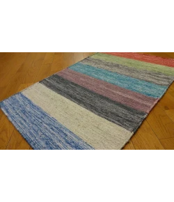 Shalom Brothers Durham Kilim DK-1 Multi 8'0"x10'0" - Rectangular