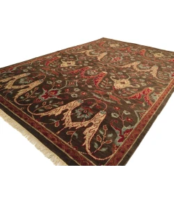 Shalom Brothers Tuscon TU63 Dark Brown 9 ft. 0 X 12 ft. 0 Rectangle