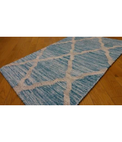 Shalom Brothers Durham Kilim DK-12 Aqua 8 ft. 0 in. X 10 ft. 0 in. - Rectangular