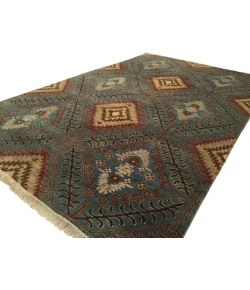 Shalom Brothers Tuscon TU62 Blue 8'0"x10'0" - Rectangular