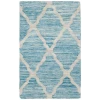 Shalom Brothers Durham Kilim DK-12 Aqua 8'0"x10'0" - Rectangular