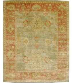 Shalom Brothers Ottoman OT-63 Aqua 8'0"x10'0" - Rectangular