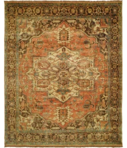 Shalom Brothers Jules Serapi JS654 Burnt Orange 8 ft. 0 in. X 10 ft. 0 in. - Rectangular