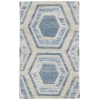 Shalom Brothers Durham Kilim DK-11 Blue 8'0"x10'0" - Rectangular