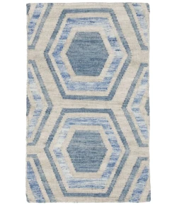 Shalom Brothers Durham Kilim DK-11 Blue 2'0"x3'0" - Rectangular